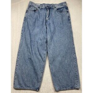 Gap Super Baggy Fit Men’s Size 38x32 Blue Cotton Denim Jeans 2025